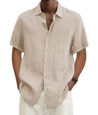 Natural Linen Summer Shirt
