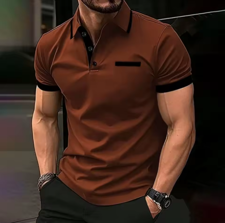 Classic White Contrast Polo