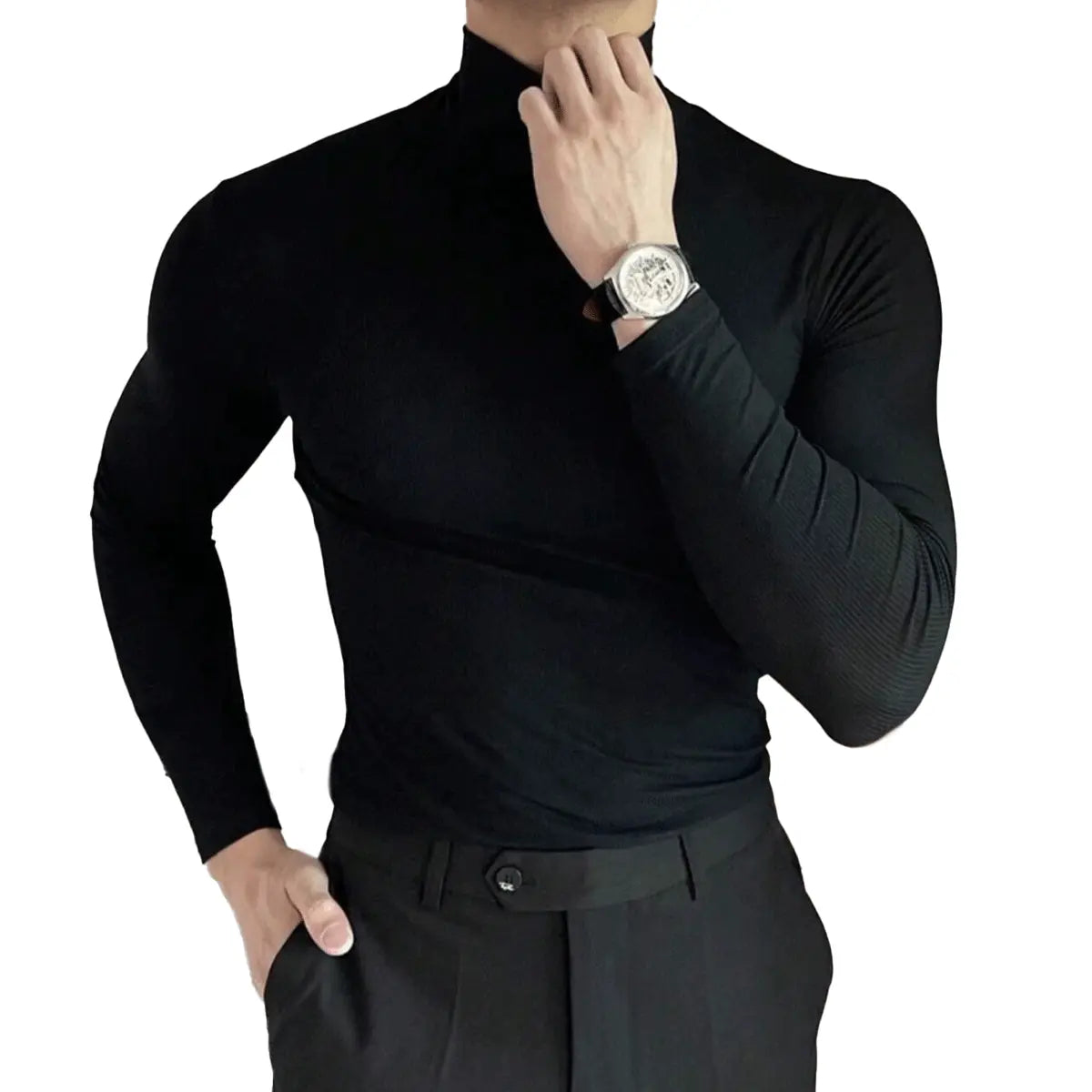 Suéter Masculino Clark® Gola Alta Snug