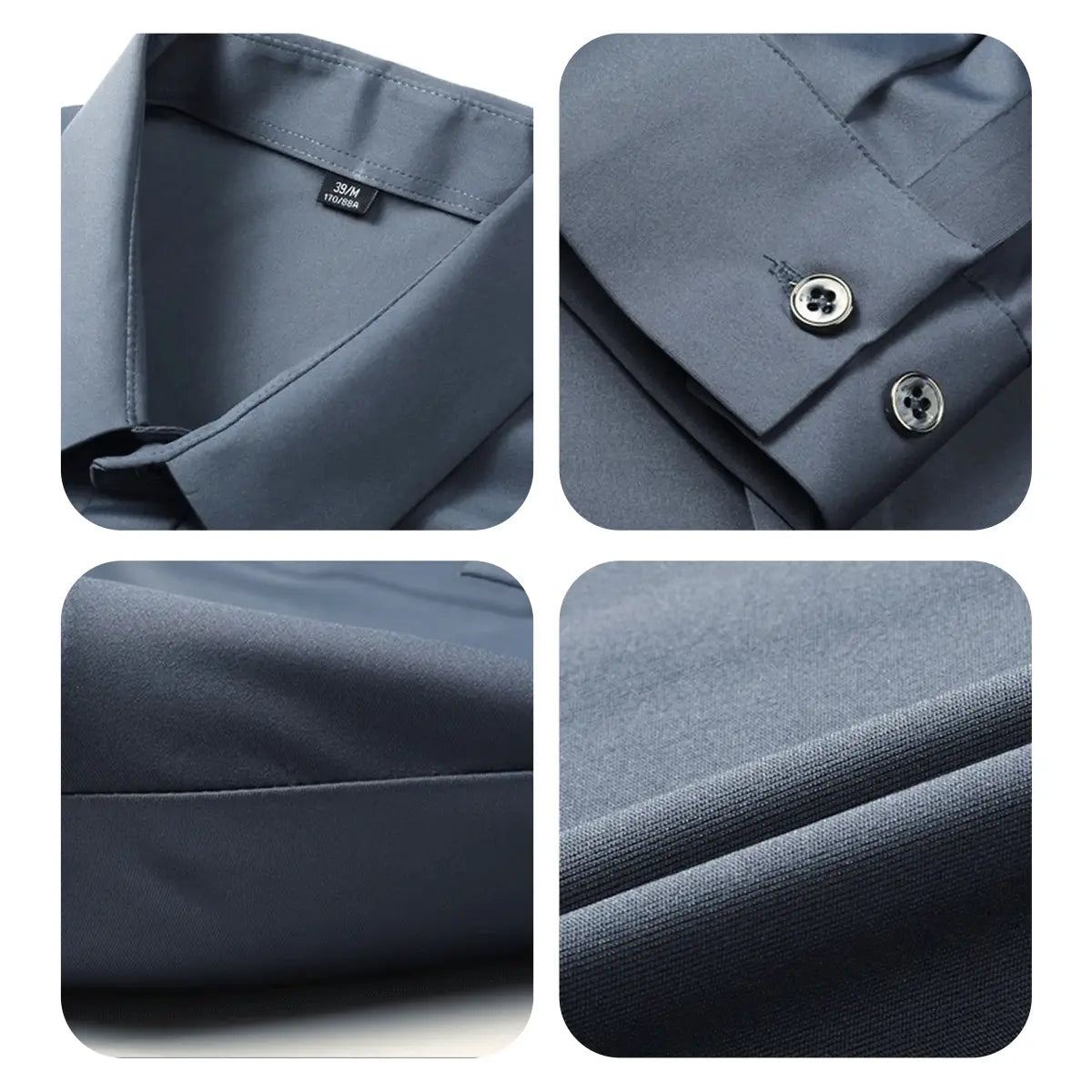 Conjunto Duas Camisas Sociais Masculinas Slim Fit UltraTech™